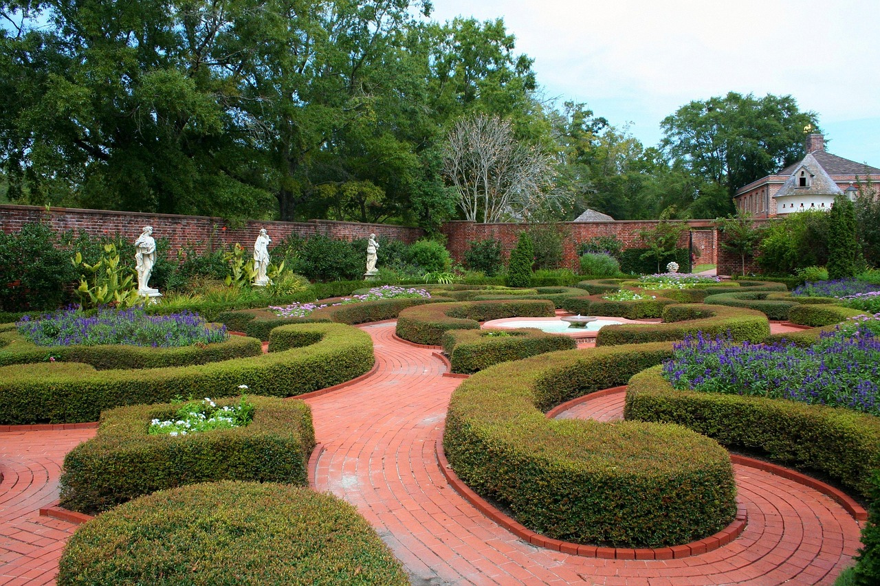 Formal parterre garden
